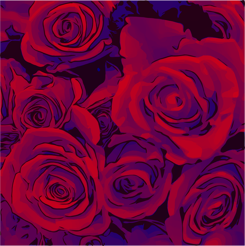 roses  red  purple