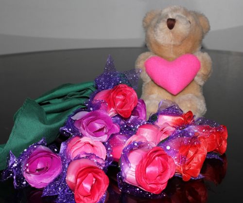 Roses And Bear