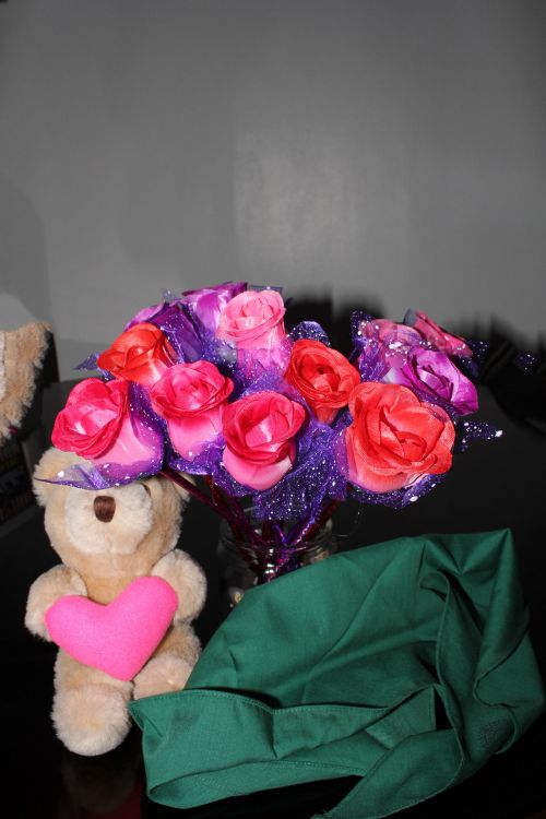 Roses And Bear