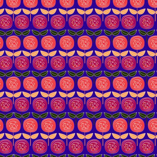 Roses Pattern Background