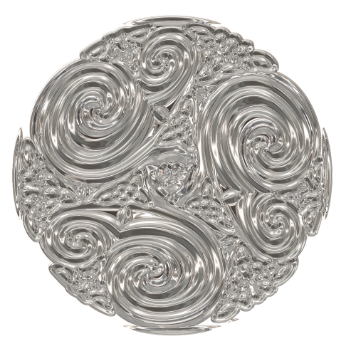 rosette emblem pattern