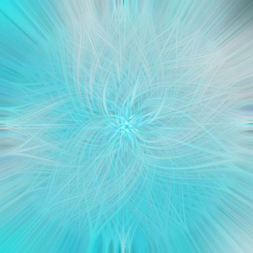 rosette blue abstract