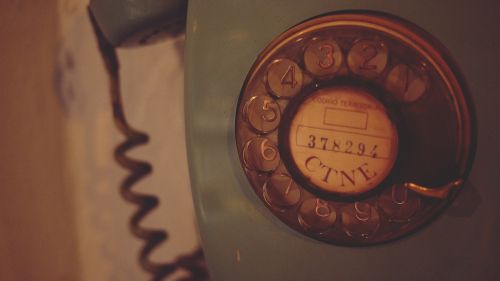 rotary telephone vintage antique