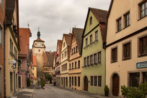 rothenburg of the deaf old town middle ages