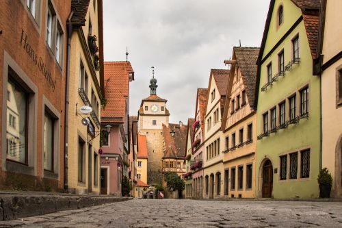rothenburg of the deaf old town middle ages