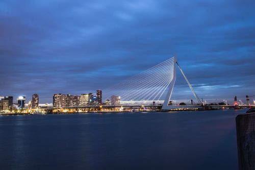 rotterdam reflection harbor