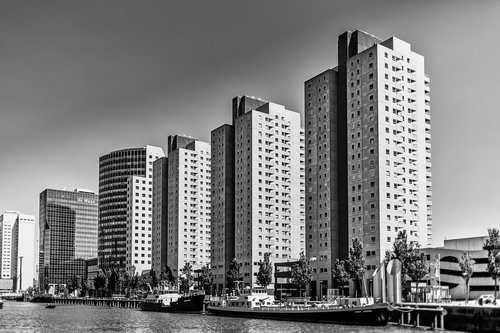 rotterdam  city  skyscraper