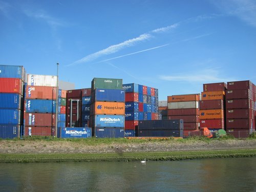 rotterdam  port  container
