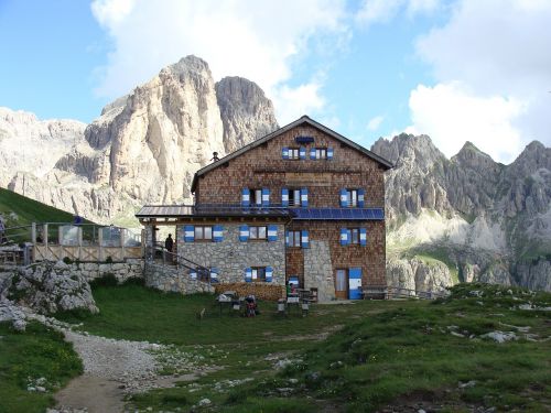 rotwandhütte alpine hut mountain hut