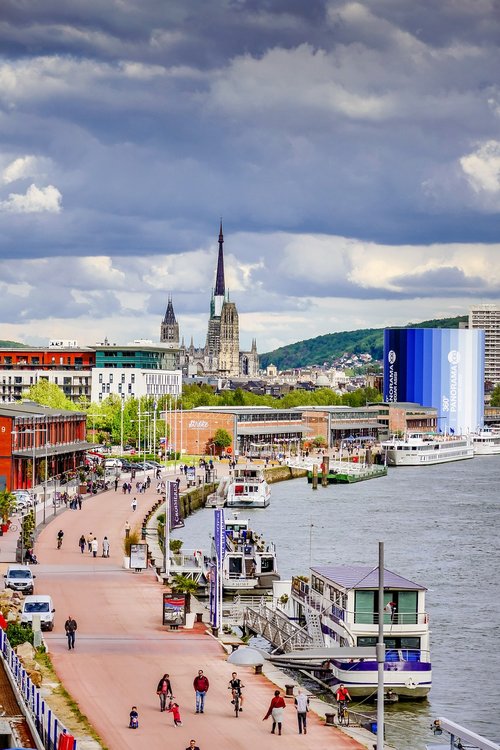 rouen  normandy  city