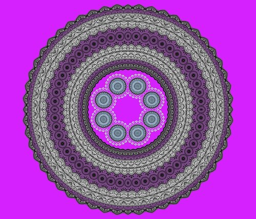 round  pattern  ethnic