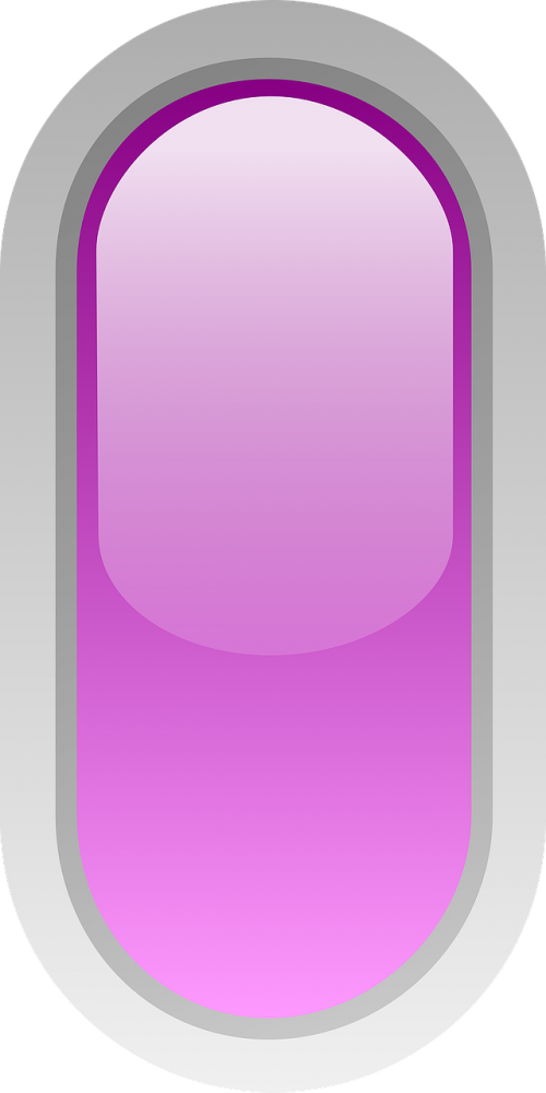 rounded purple led