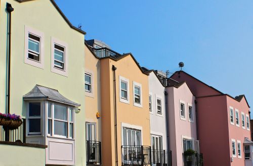 row houses housing houses