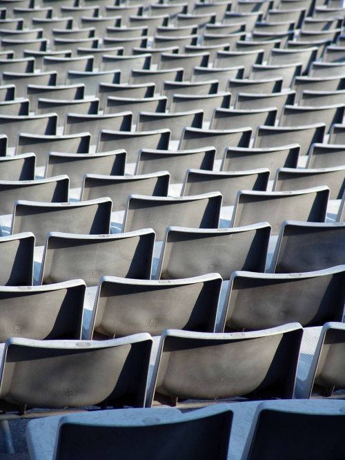 rows of seats stadium football stadium