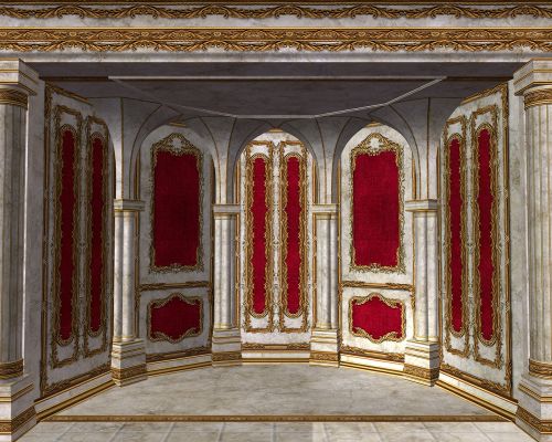 royal room ornate room throne room