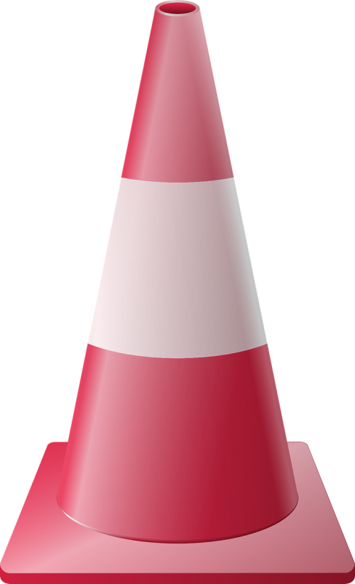 rubber cone parking cone parking