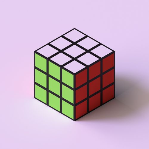 rubiks cube rubik's cube isometric