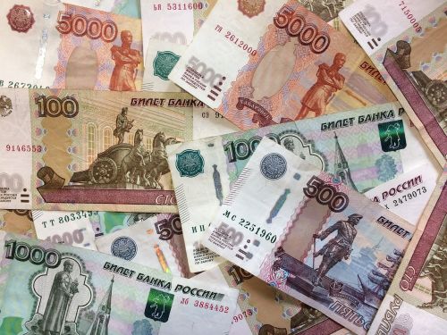 ruble money bills