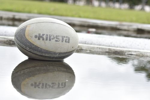 rugby ball water