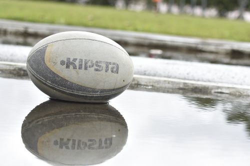 rugby ball water