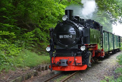 rügen  rasender roland  steam locomotive