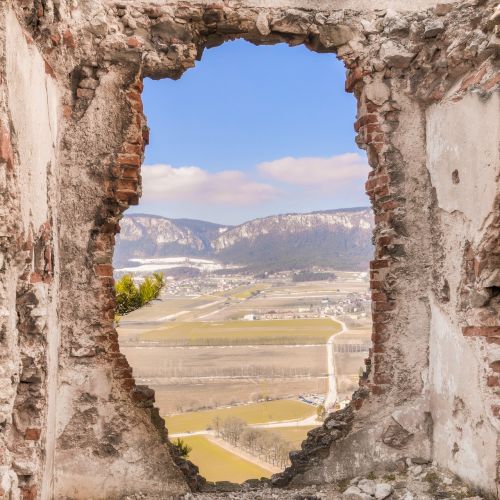 ruin landscape austria