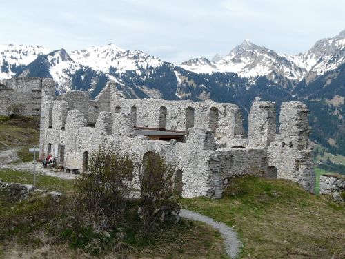 ruin castle fortress schlosskopf