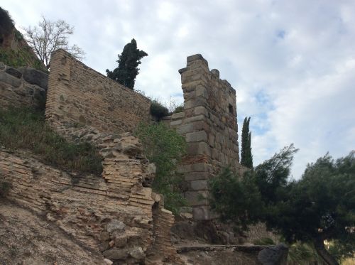 ruin wall fortress