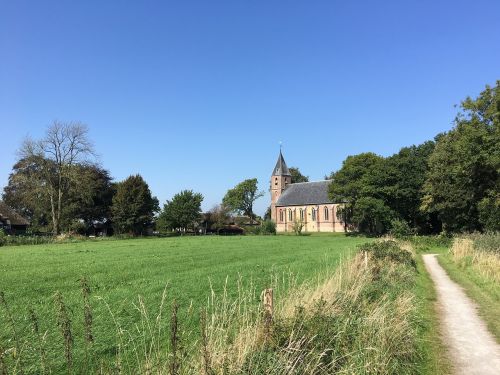 ruinerwold church fields