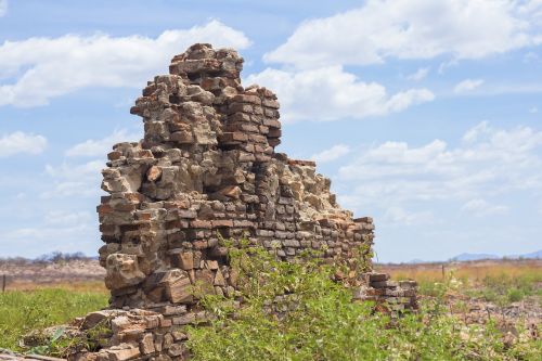 ruins wall old