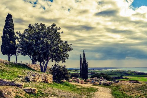 ruins cyprus kourion