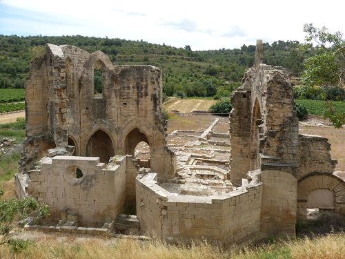 ruins  monastery  vallsanta