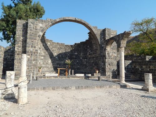 ruins galilee church