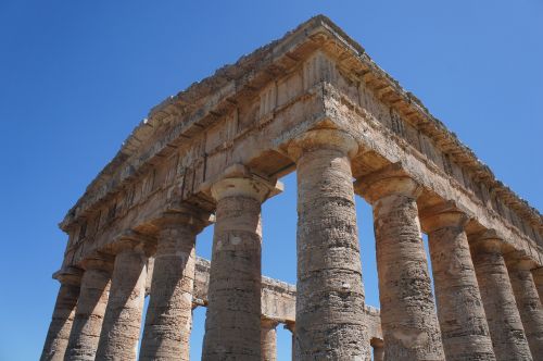 ruins temple sicily