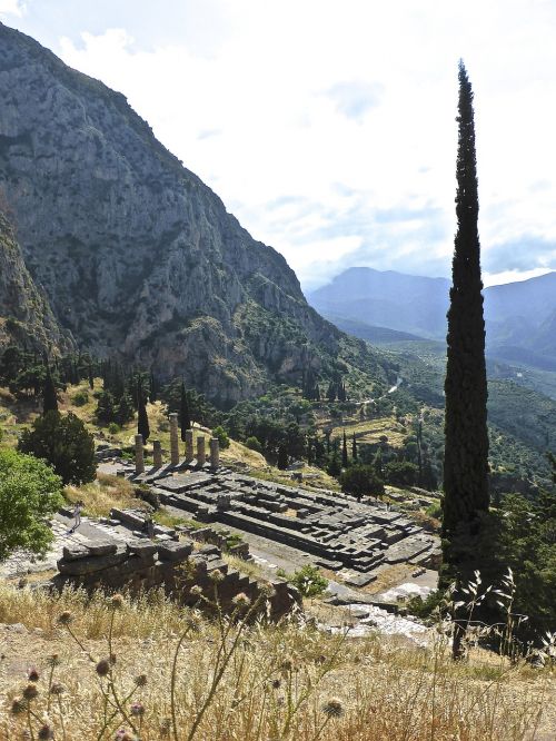 ruins delphi roman