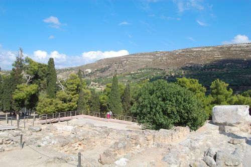 ruins crete greece