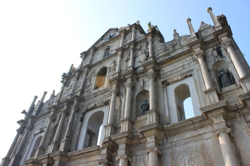 ruins of st paul macau building