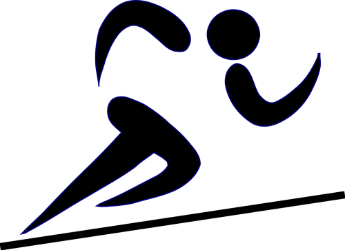 runner athlete symbol