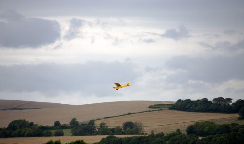 Rural Landscape &amp; Airplane