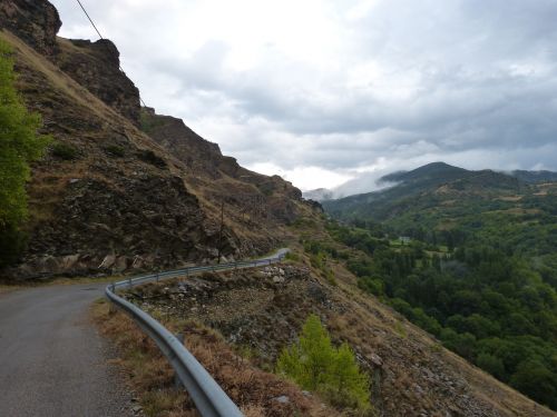rural road pyrenee catalunya landscape