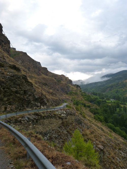 rural road pyrenee catalunya landscape
