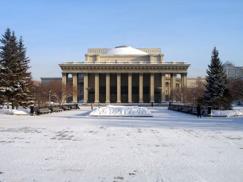 russia novosibirsk the opera house