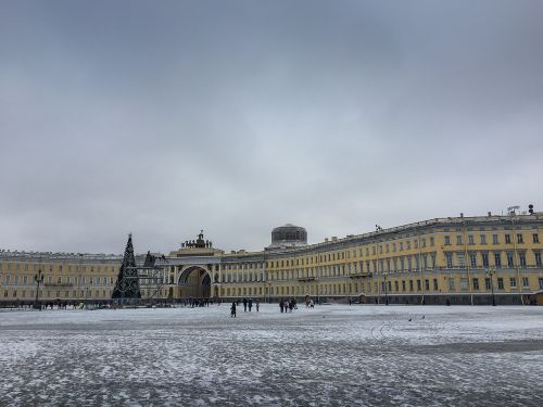 russia saint petersbourg palace square