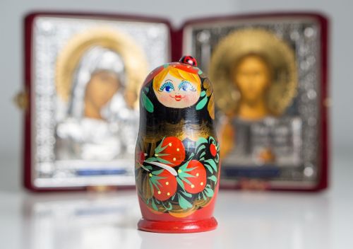 russia matryoshka icon