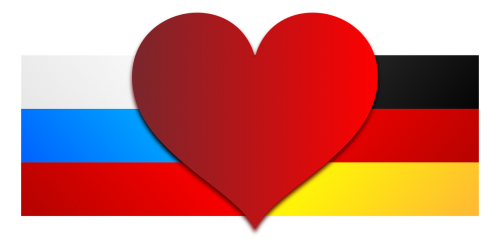 russia germany flag