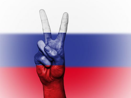 russia peace hand