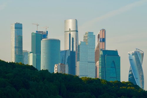 russia  moscow  skyline