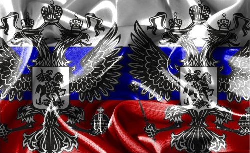 russian flag russian coat of arms russian imperial eagle