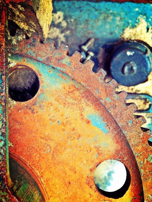rust industrial vintage