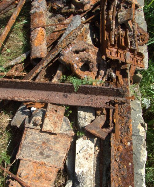 rusty iron metal